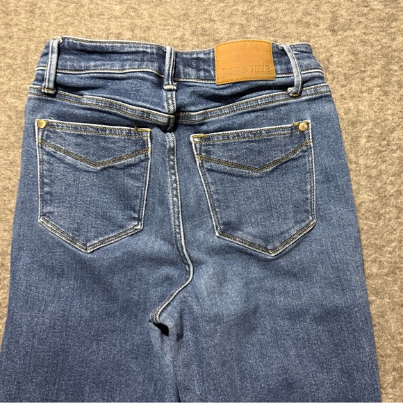 Judy Blue Tummy Control Straight Jeans womens 5/27 (inseam 28) blue High Waist - Picture 4 of 11